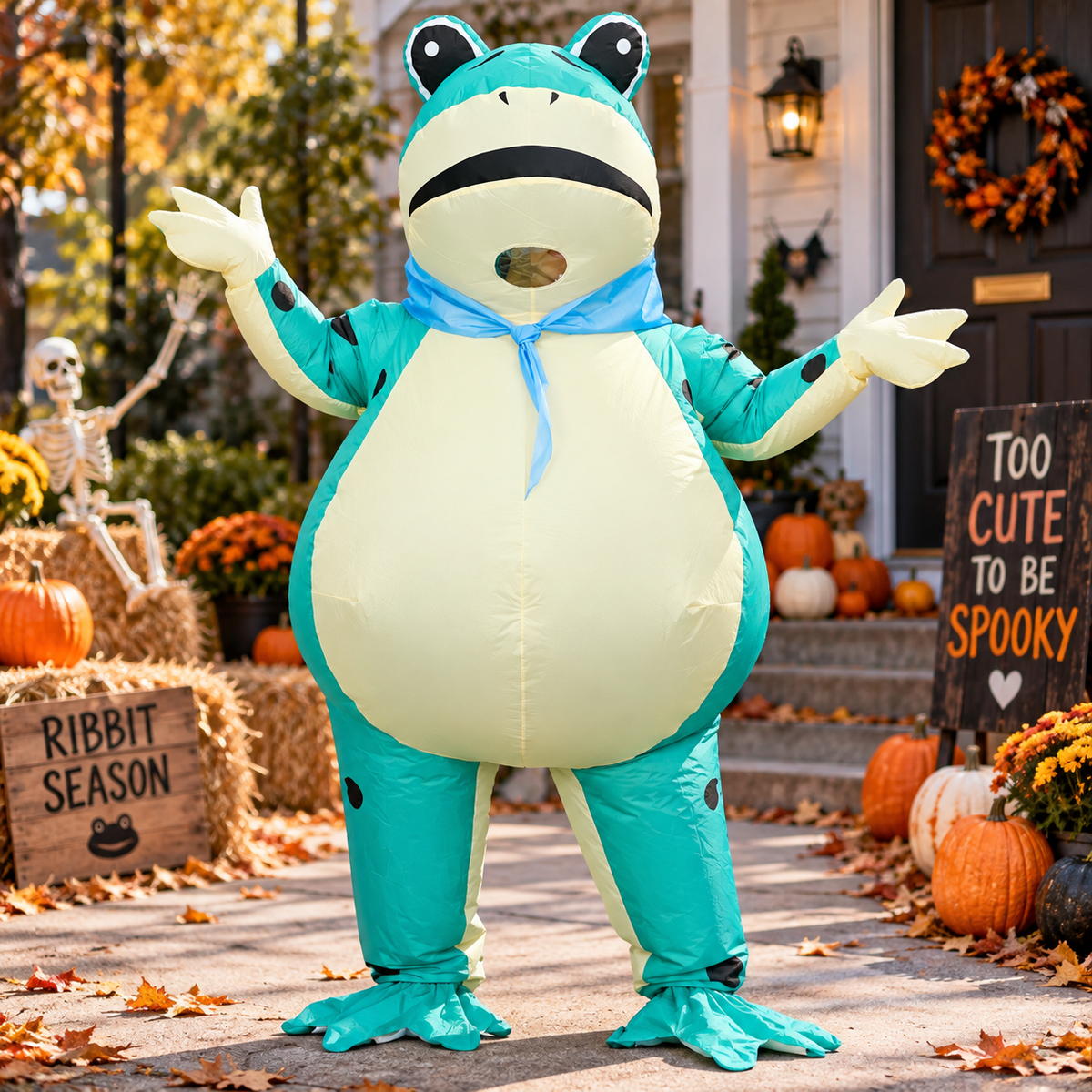 Giant Inflatable Frog Costume – Funny Adult Halloween Costume