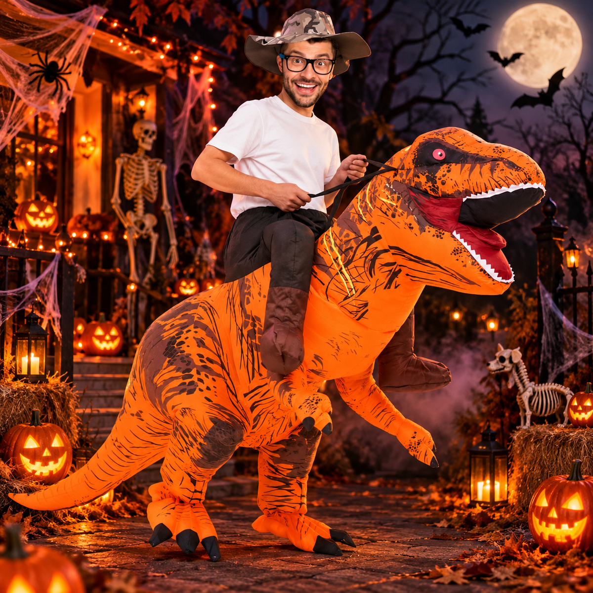Inflatable T-Rex Costume – Adult Dinosaur Costume