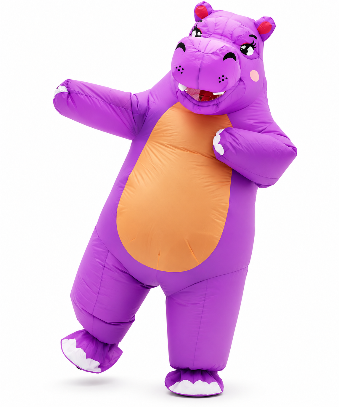 Inflatable Purple Hippo Costume – Adult Funny Animal Costume
