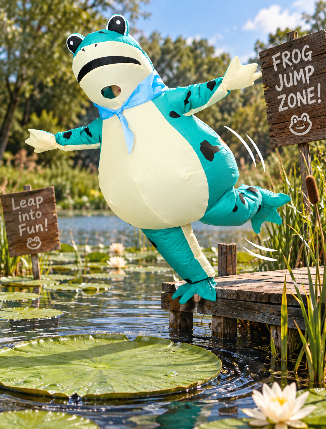 Giant Inflatable Frog Costume – Funny Adult Halloween Costume