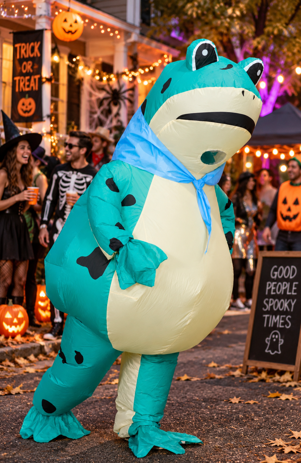 Giant Inflatable Frog Costume – Funny Adult Halloween Costume