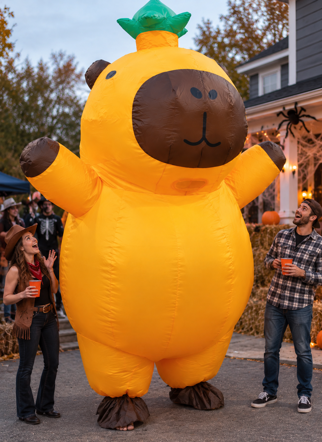 Giant Capybara Inflatable Costume – Adult Blow-Up Party Costume